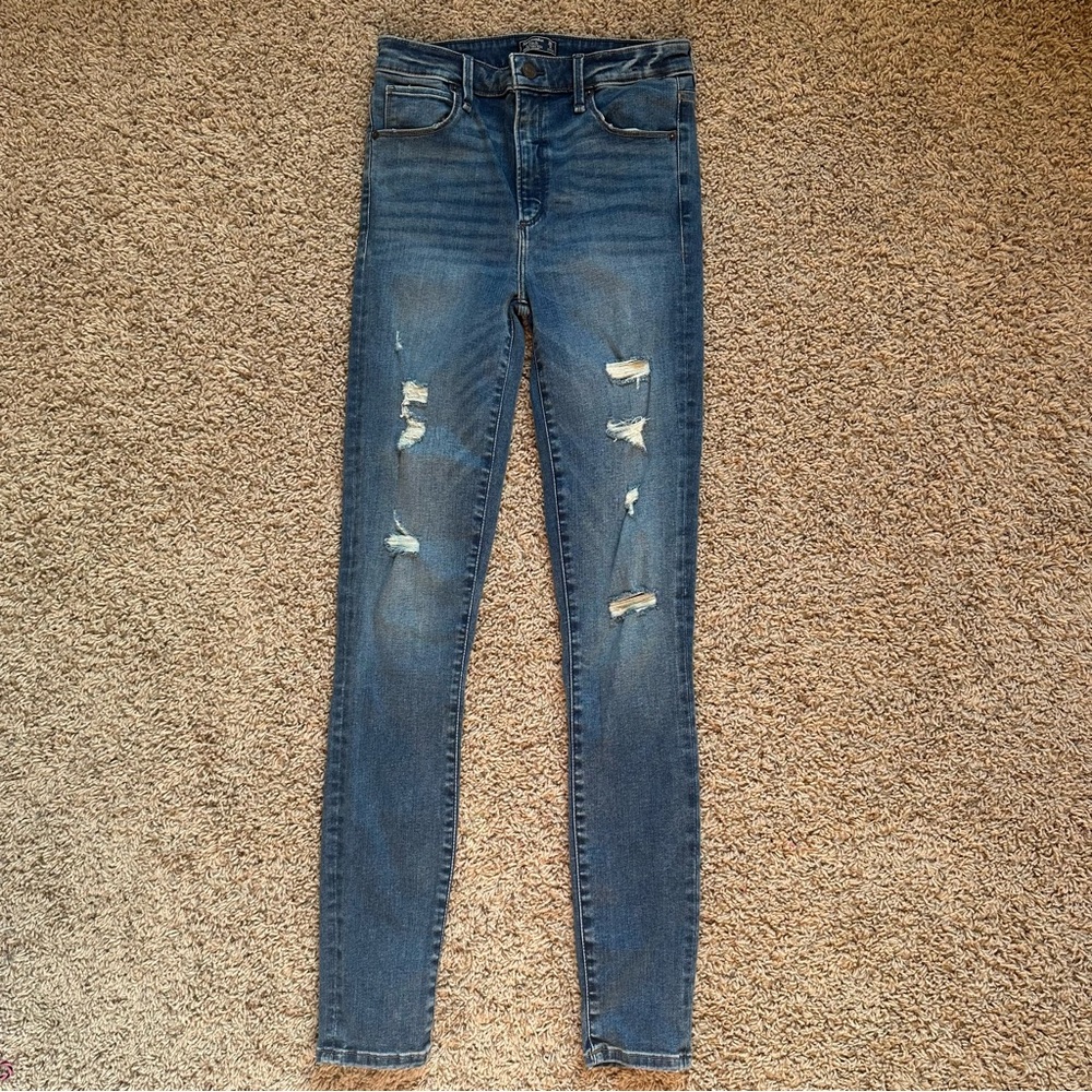 Abercrombie & Fitch Simone high rise super skinny jeans